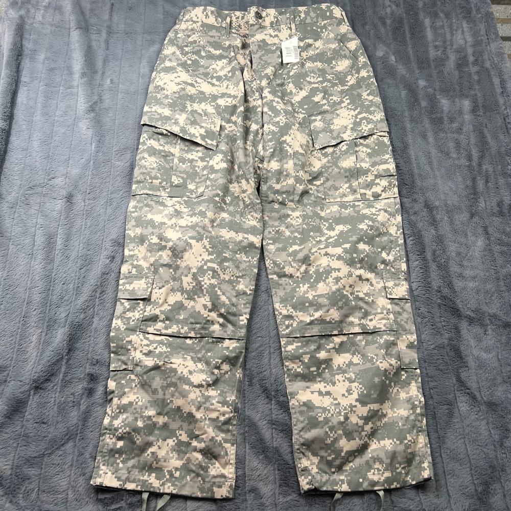 American Apparel US Army Combat Uniform ACU Digital Camo Cargo Pants Med Regular